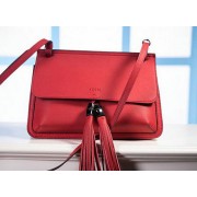 Gucci Bamboo Daily Leather Flap Shoulder Bags 370826 Red VS05470