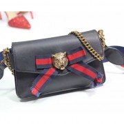 Gucci Broadway Leather Clutch Black 453777 VS02003
