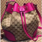 Gucci Classic Bucket Bag Original GG Canvas 381597 Rose VS07752