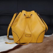 Gucci Diamante Calf Leather Bucket Bag 354228 Yellow VS08183
