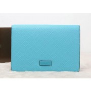 Gucci Diamante Leather Clutch G8028 Light Blue VS04472