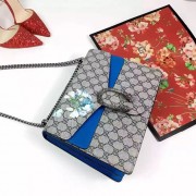 Gucci Dionysus GG Blooms Shoulder Bag Blue 400235 VS00658