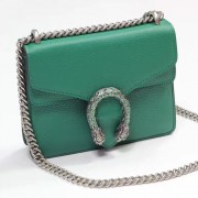 Gucci Dionysus Leather Mini Bag Green 421970 VS01253