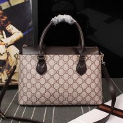 Gucci GG Supreme Canvas Tote Bag 409534 Brown VS02840