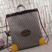 Gucci GG Supreme Drawstring Backpack 473872 VS06487