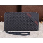 Gucci Guccissima Leather Clutch G2637 RoyalBlue VS07981