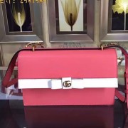 Gucci Japan Limited Leather Shoulder Bag 432680 Pink VS01919