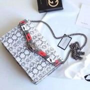Gucci Lilith Leather Shoulder Bag Python 453753 VS03886