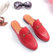 Gucci Princetown Leather Slipper Red 432773 VS01954