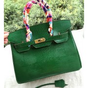 Hermes Birkin 30CM Tote Bags Lizard Leather H30LZ Green VS08077