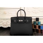 Hermes Birkin 35CM 30CM Tote Bag Original Leather HB35O Black VS07813