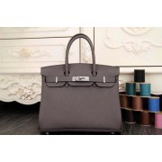 Hermes Birkin 35CM 30CM Tote Bag Original Leather HB35O Gray VS09005