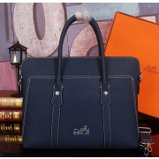 Hermes Briefcase Original Calf Leather HM98321 Royal VS04029