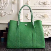 Hermes Garden Party 36 30 Tote Bag in Imported Togo Leather Green VS04055