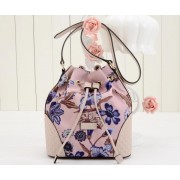 High Quality Gucci Camouflage Leather Bucket Bag 354228 Pink VS09527