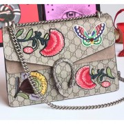 High Quality Gucci Dionysus Embroidered Butterfly Shoulder Bag 403348 VS07995