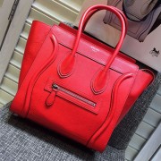 High Quality Imitation Celine Micro Luggage Original Leather Cherry CL180920 VS04285