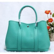 Hot Hermes Garden Party 36cm Tote Bag Grainy Leather Light Blue VS05652