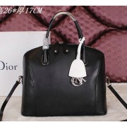 Hot Replica Dior ADDICT Bag Two-Tone Calfskin Leather D0320 Black VS05639