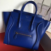 Imitation Celine Micro Luggage Original Leather Blue CL180920 VS01439