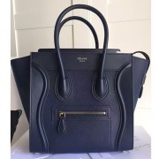Imitation Celine Micro Luggage Original Leather Dark Blue CL180920 VS08915