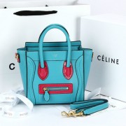 Imitation Celine Nao Luggage 88029 in Blue Original Leather VS09795