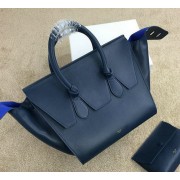 Imitation Celine Tie Top Handle Bag Original Leather 98314 Royal VS06663