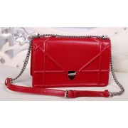 Imitation DIOR Shoulder Bag Lambskin Leather D4125 Red VS01595