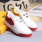 Imitation Fendi Calfskin Slip-on sneakers White F021802 VS03008