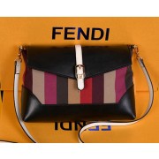 Imitation Fendi Pequin Large Canvas Clutch 8M2688 Black VS07283