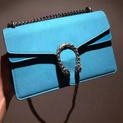 Imitation Gucci Dionysus Suede Shoulder Bag Blue 403348 VS09503