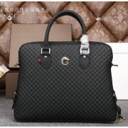 Imitation Gucci Guccissima Leather Business Briefcase G88131 Black VS02175