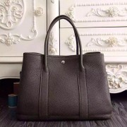 Imitation Hermes Garden Party 36 30 Tote Bag in Imported Togo Leather Coffee VS08588