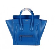Imitation High Quality Celine Luggage Mini Boston Tote Bags Calfskin Leather CL3308 Royal VS01570