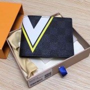 Imitation Louis Vuitton Damier Graphite Canvas Slender Wallet Yellow N64008 VS00115