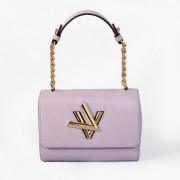 Imitation Louis Vuitton EPI Leather Chain Louise Shoulder Bag M48618 Lavender VS03963