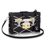 Imitation Louis Vuitton Epi Leather Petite Malle Malletage M50113 Noir VS02879