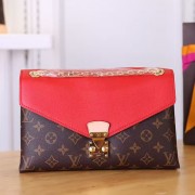 Imitation Louis Vuitton Monogram Canvas & Calf Leather Pallas Chain Red M41223 VS01236