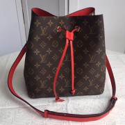 Imitation Louis Vuitton Monogram Canvas Neonoe Coquelicot M44022 VS07235