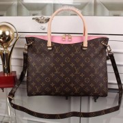 Imitation Louis Vuitton Monogram Canvas Pallas Bag M50066 Pink VS01186