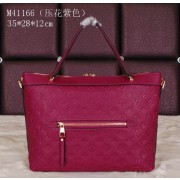 Imitation Louis Vuitton Monogram Empreinte Bastille MM Tote Bag M41164 Maroon VS04142