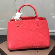 Imitation Louis Vuitton Monogram Vernis Montaigne MM M50168 Red VS06904
