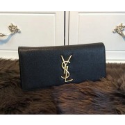 Imitation YSL Classic Monogramme Clutch Grainy Leather 311213 Black VS03706