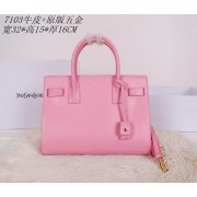 Imitation Yves Saint Laurent Classic Sac De Jour Bag Y7103 Pink VS08801