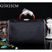 Knockoff 1:1 Louis Vuitton Epi Leather Doc PM M93246 Black VS03135