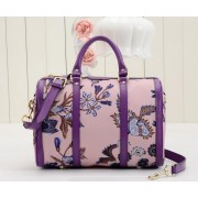 Knockoff Best Gucci Vintage Camouflage Leather Boston Bag 247205 Purple VS02144
