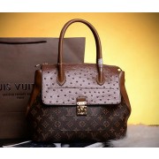 Knockoff Best Louis Vuitton Precious Leather Majestueux Tote Bag M42963 Wheat VS09318