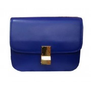 Knockoff Celine Classic Box Small Flap Bag Smooth Leather C3347 Royal VS06855