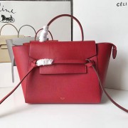Knockoff Celine Grained Calfskin Belt Bag Red C010704 VS03059