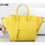 Knockoff Celine Luggage Phantom Tote Bag Saffiano Leather 3341 Lemon VS04885
